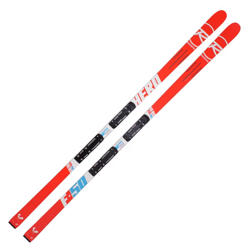 2015 Rossignol Hero F50 DH Hard Snow Skis w/ R20 WC Plate