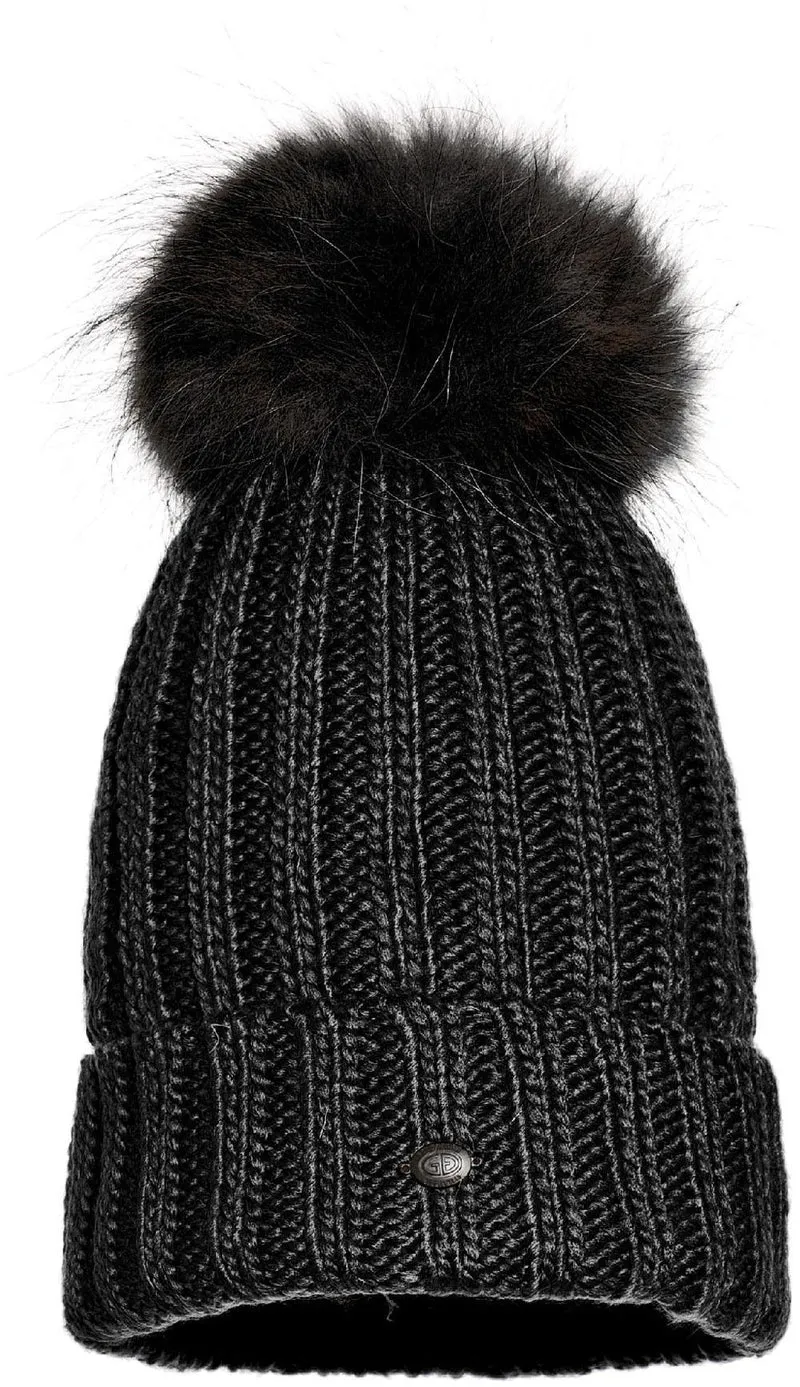 una beanie faux fur