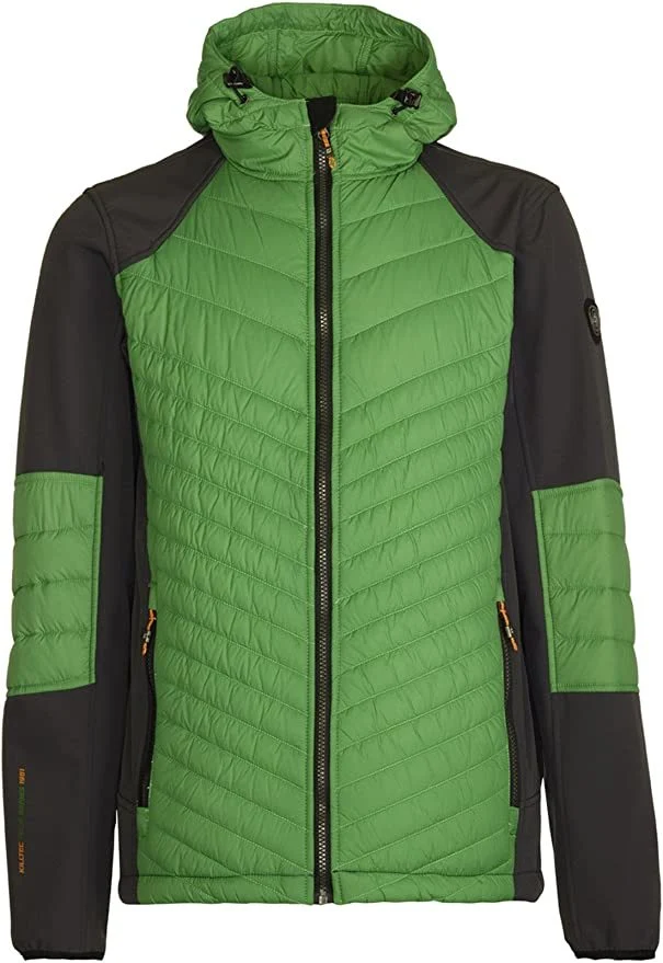 Killtec Omar Ski Jas Heren - Groen/Grijs