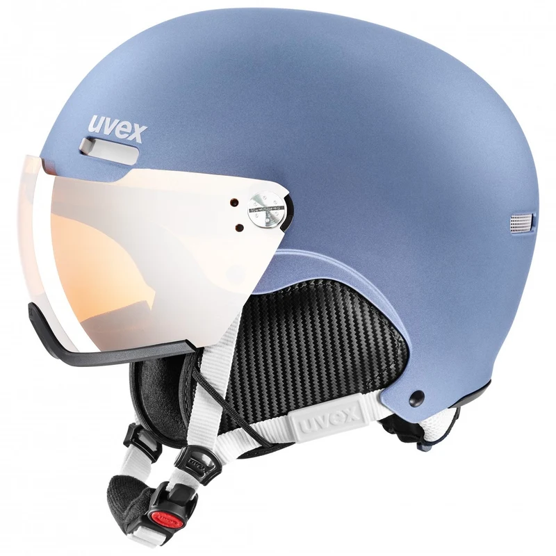 Uvex HLMT 500 Visor Skihelm met Vizier - Blauw