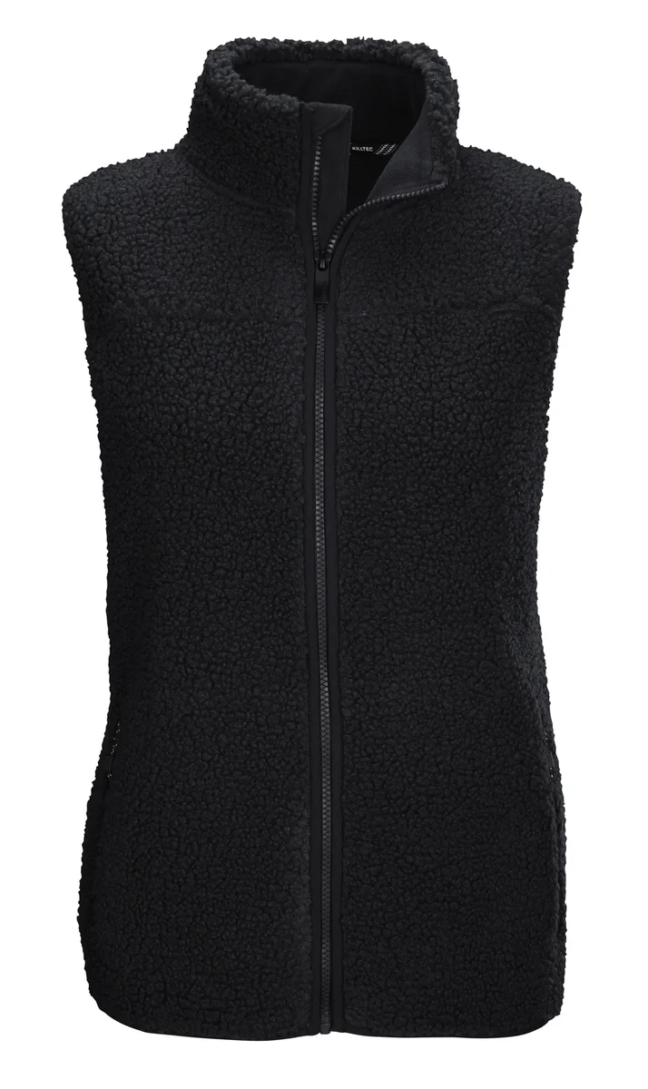 Killtec KOW 7 Sherpa Fleece Bodywarmer Dames - Zwart