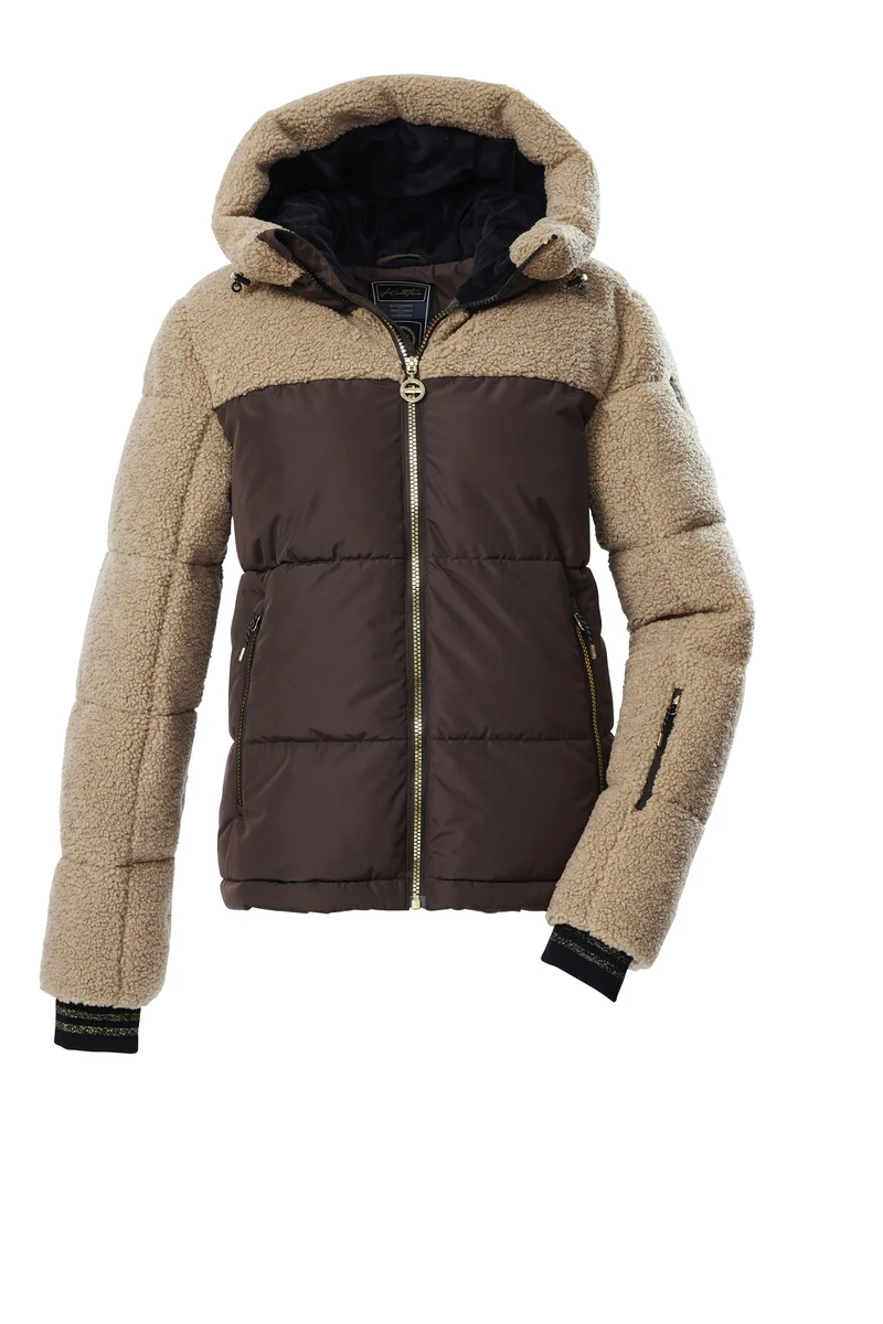 Killtec KSW 111 Ski Jas Dames - Bruin/Beige