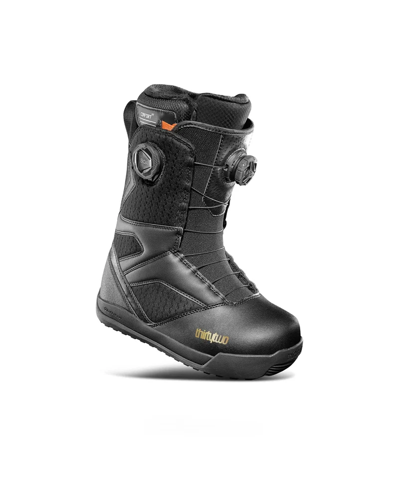 Thirtytwo Women's STW Double BOA Black / Gold 2025 Snowboard Boots