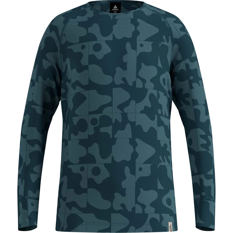 active warm graphic kids base layer shirt
