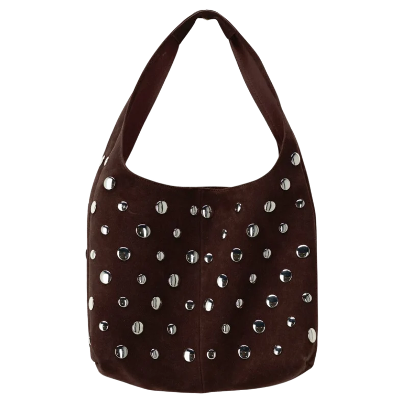 Shoulder bag big studs