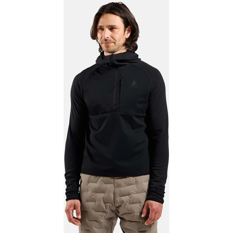 Zeroweight Pro Seamless Windproof Langlauf Hoodie Half-Zip