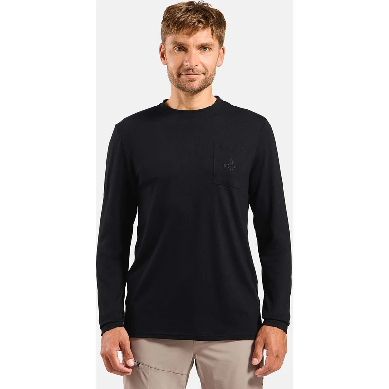 Merino 200 Pocket Shirt met Lange Mouwen