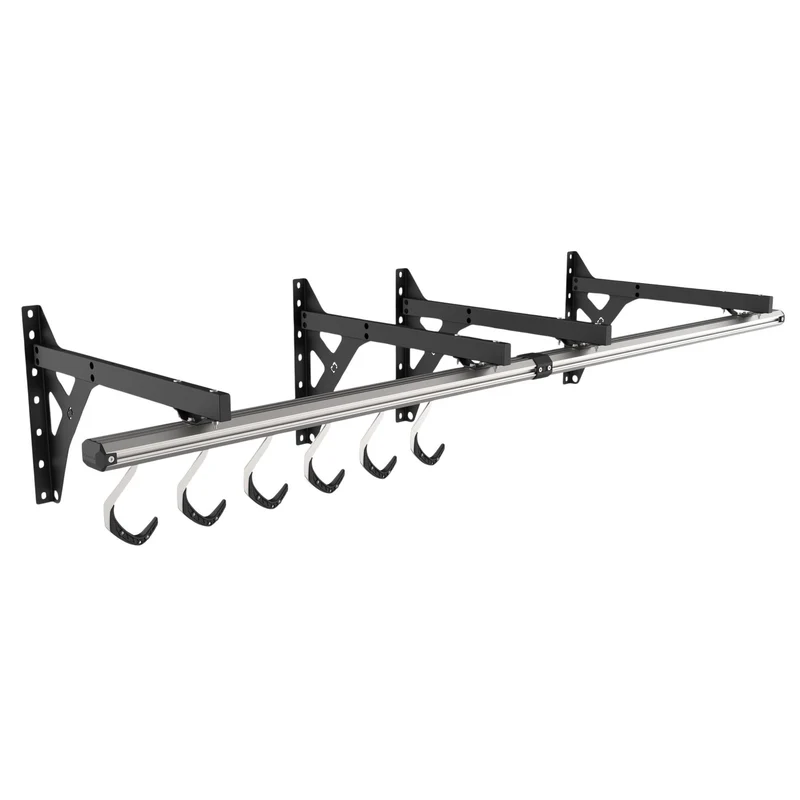 SpaceRail Bike Storage System - Wall - 6 Hooks
