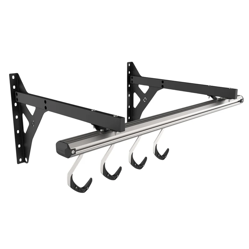 SpaceRail Bike Storage System - Wall - 4 Hooks