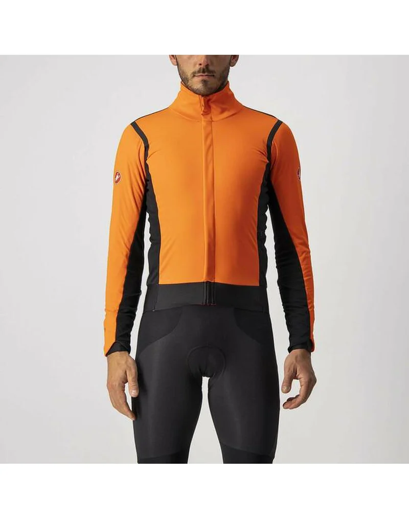 CASTELLI ALPHA RoS 2 JACKET BRILLIANT ORANGE/BLACK-PRO RED