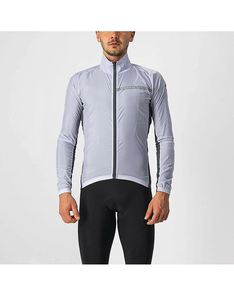 CASTELLI SQUADRA STRETCH 輕量風褸 銀灰色/深灰色