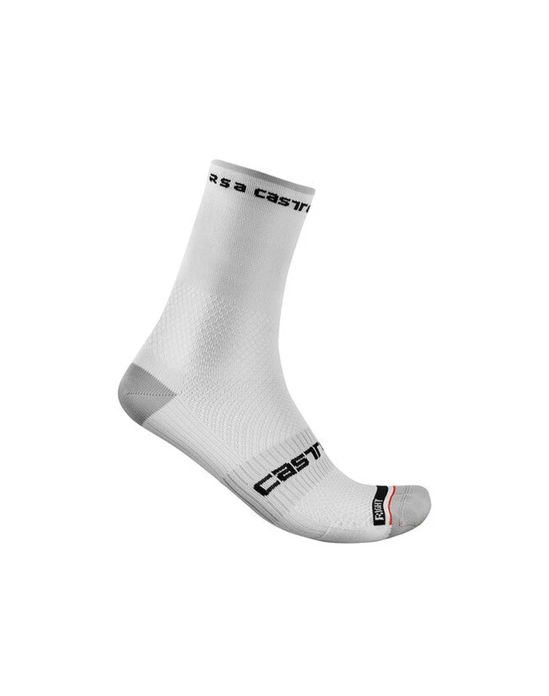CASTELLI ROSSO CORSA PRO 15 SOCKS WHITE