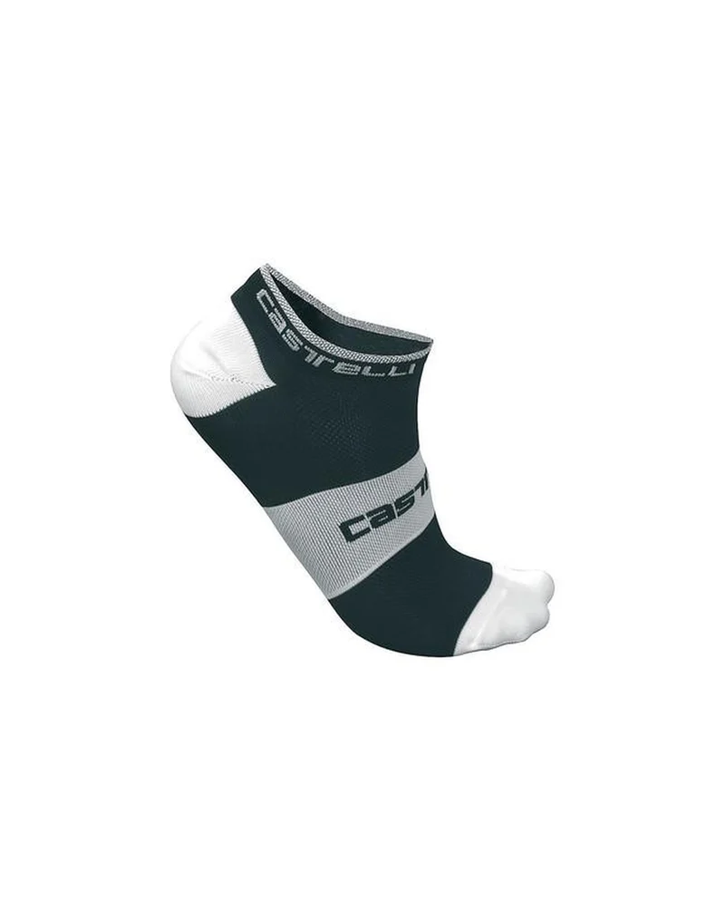 CASTELLI LOWBOY SOCKS BLACK WHITE