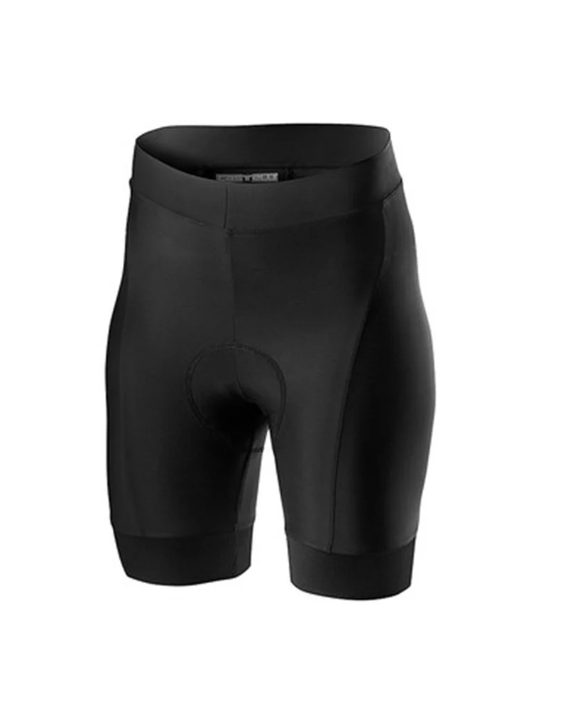 CASTELLI PRIMA WOMEN SHORT BLACK LIGHT TURQUOISE 單車褲 短褲