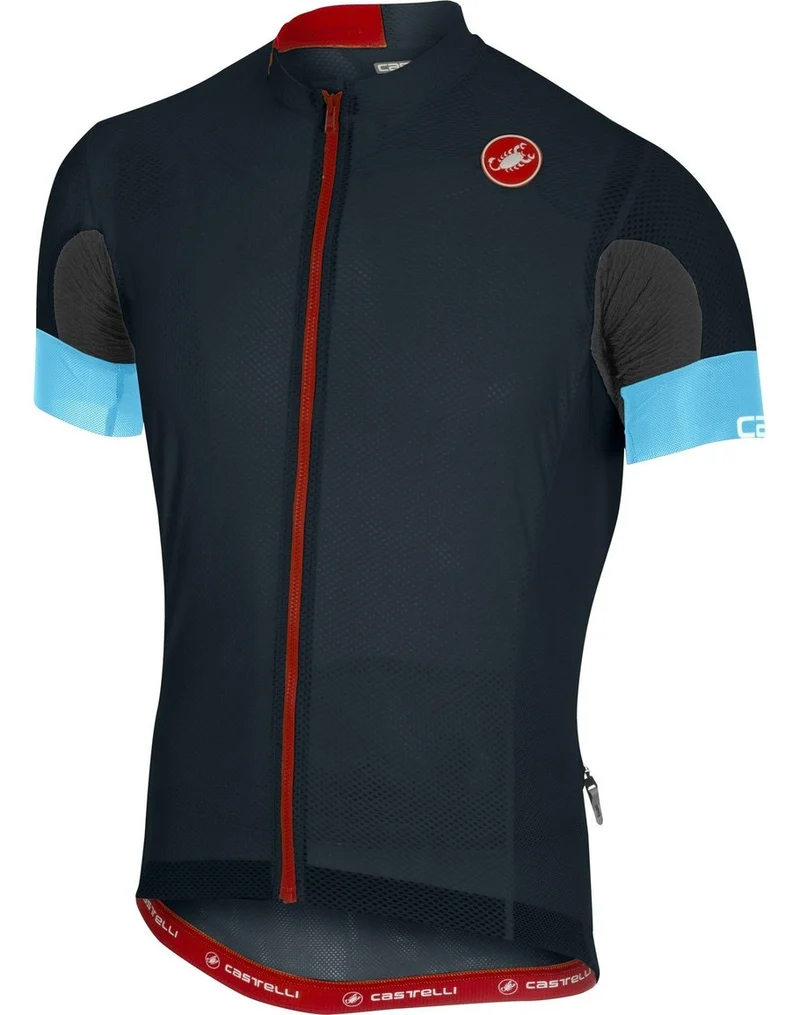 CASTELLI AERO RACE 4.1 SOLID JERSEY FZ dark infinity blue 單車衫