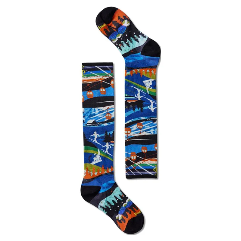 Smartwool Performance Ski Zero Cushion Skication Print OTC Junior Sock