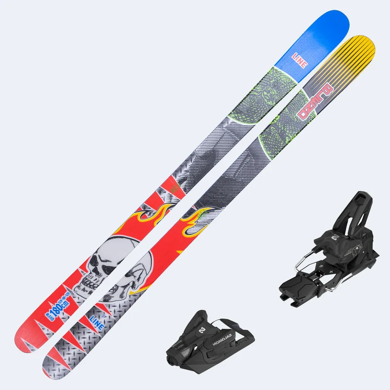 2026 Line Blend Skis with Salomon Strive 14 GW Bindings