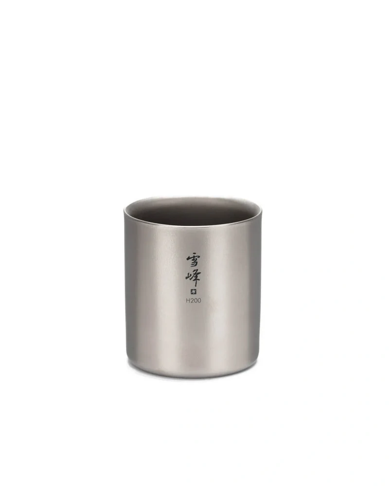 Snow Peak Titanium Double Wall H200 Stacking Mug