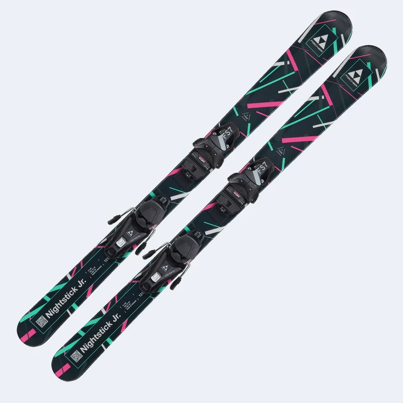 2026 Fischer Nightstick Jr Skis w/ FS 7 CA Jr Bindings