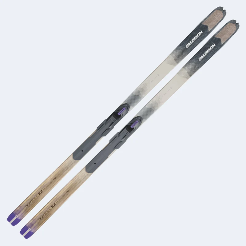 2027 Salomon Outside 82 Grip Cross Country Skis W/ BC Outside Bindings