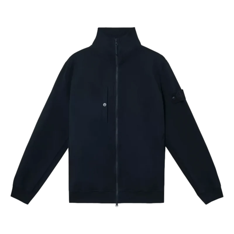 Stone Island Vest Katoenen Stretch Fleece Marine - Match Laren