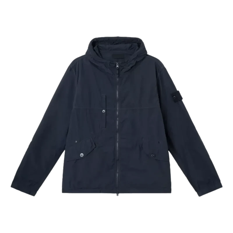 Stone Island Jack Nylon Smerigliato Marine - Match Laren