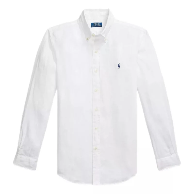 Polo Ralph Lauren overhemd linnen wit - Match Laren