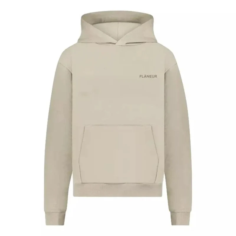 Flaneur Logo Hoodie Zand - Match Laren