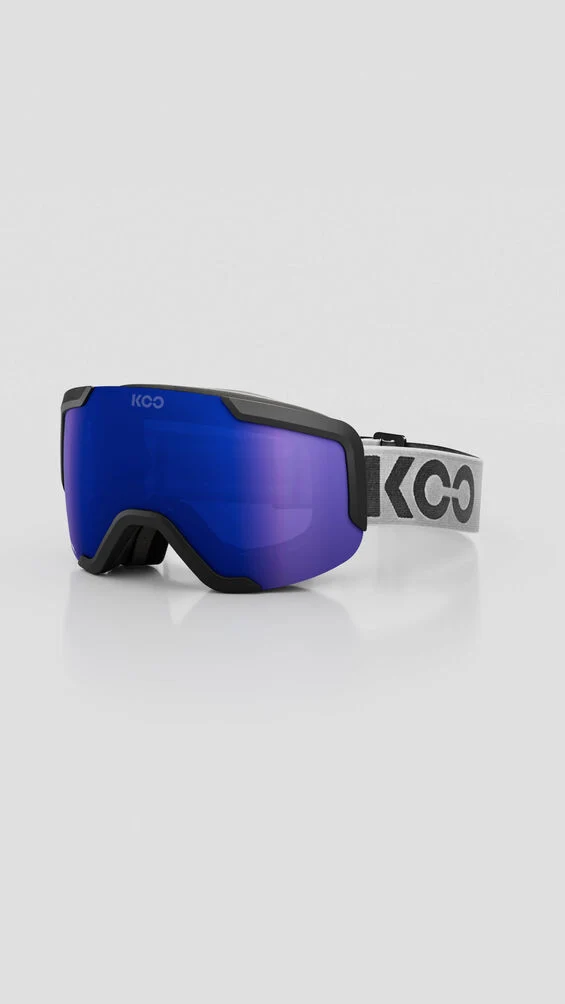 KOO ENERGIA Snow Goggle Black (Cobalt Blue Mirror Lens)