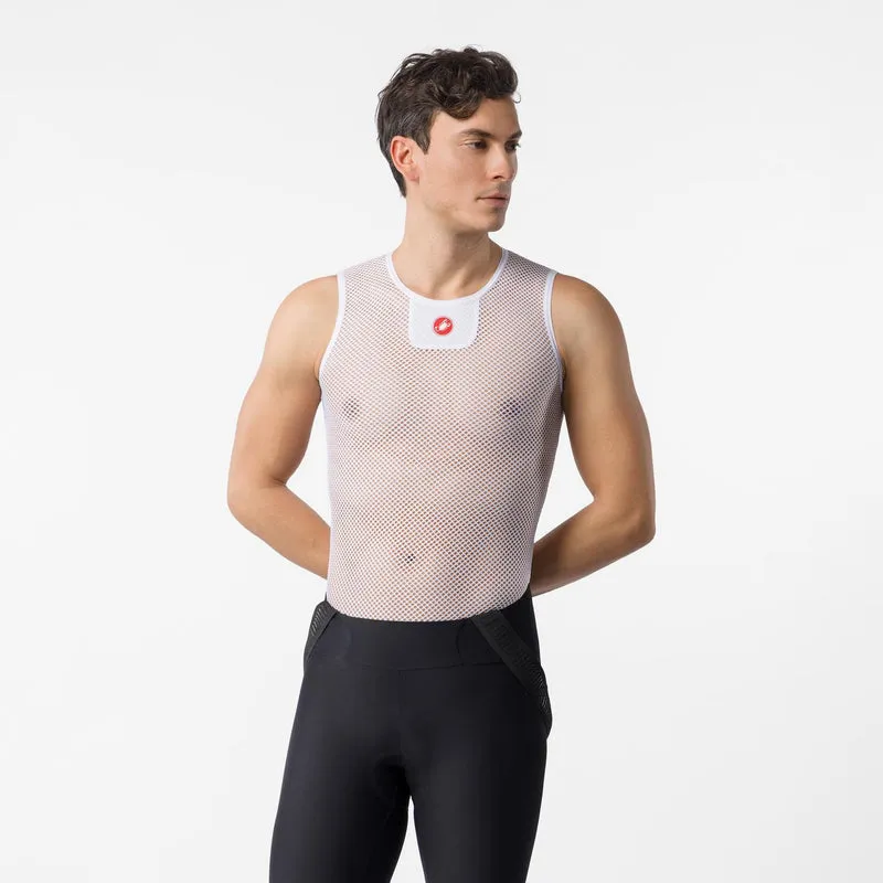 CASTELLI MEN'S CORE MESH 3 SLEEVELESS WHITE