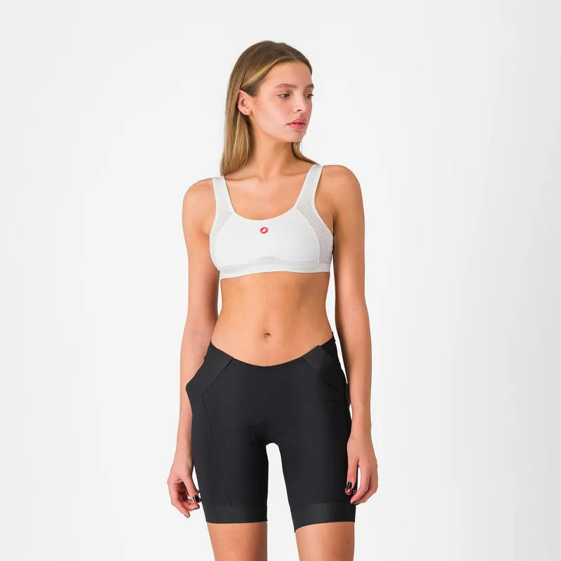 CASTELLI WOMEN'S ROSSO CORSA BRA WHITE