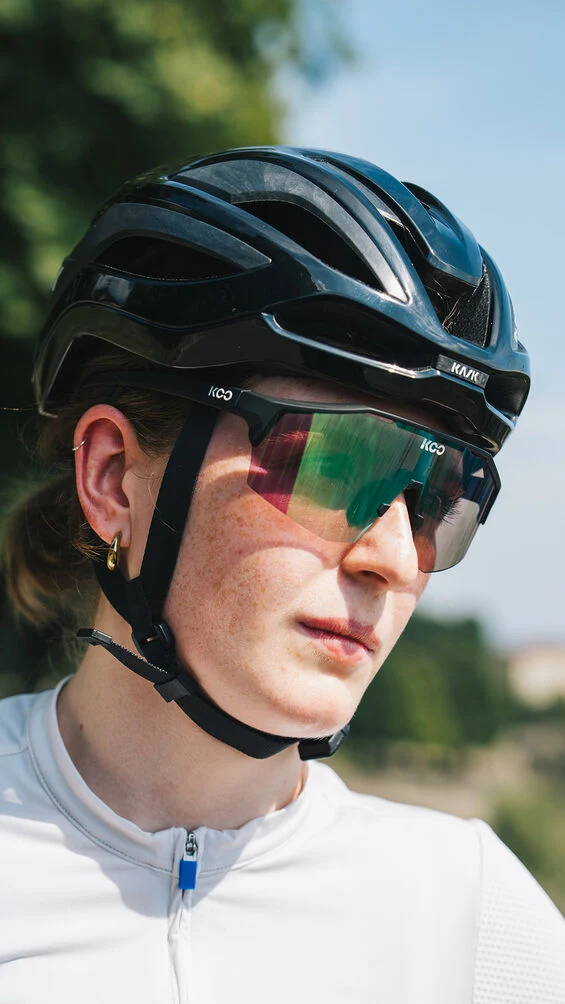 KOO ALIBI L Sunglasses Black Matt (Green Photochromict Mirror Lenses)