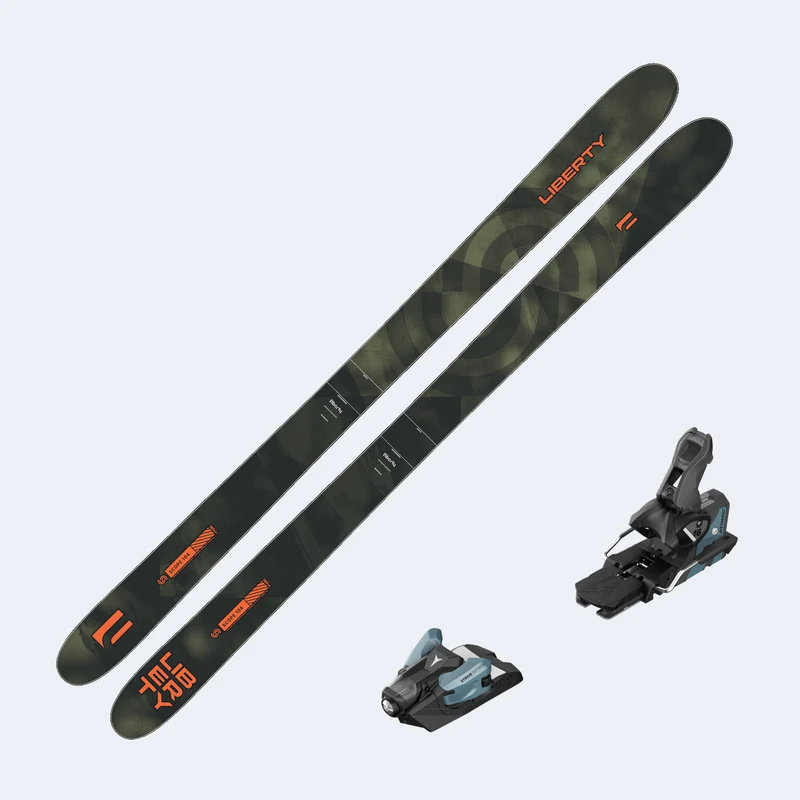 2026 Liberty Scope 104 Skis with Atomic Strive 16 MN Bindings