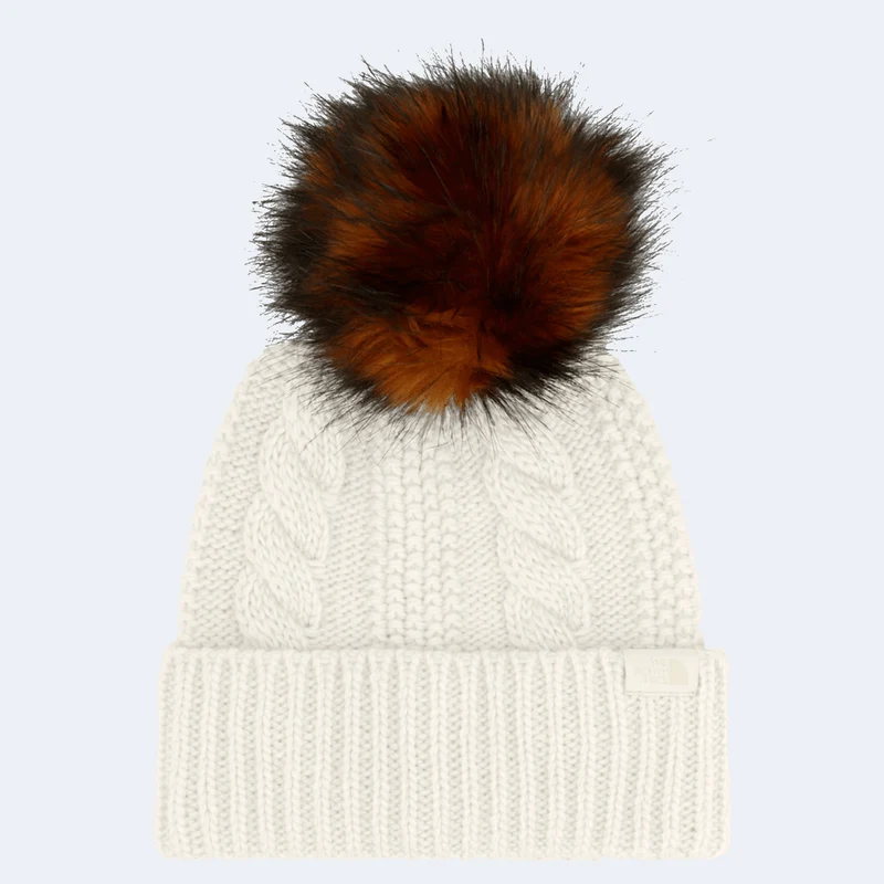 The North Face Oh Mega Fur Pom Beanie
