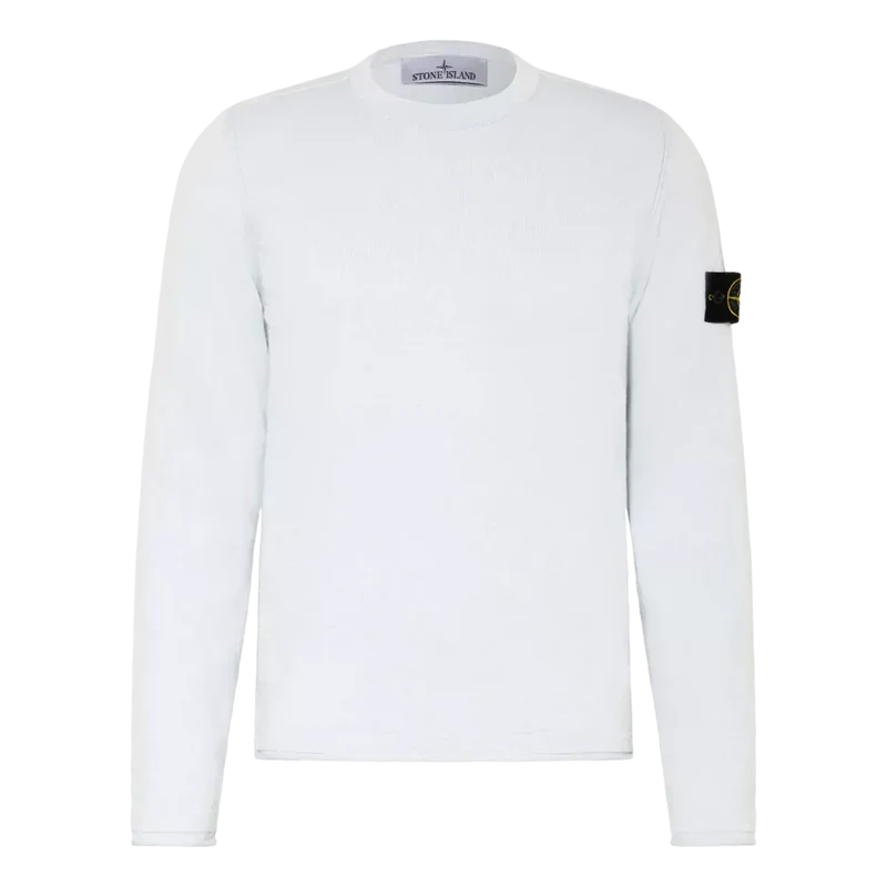 Stone Island Crewneck Trui Ijsblauw - Match Laren