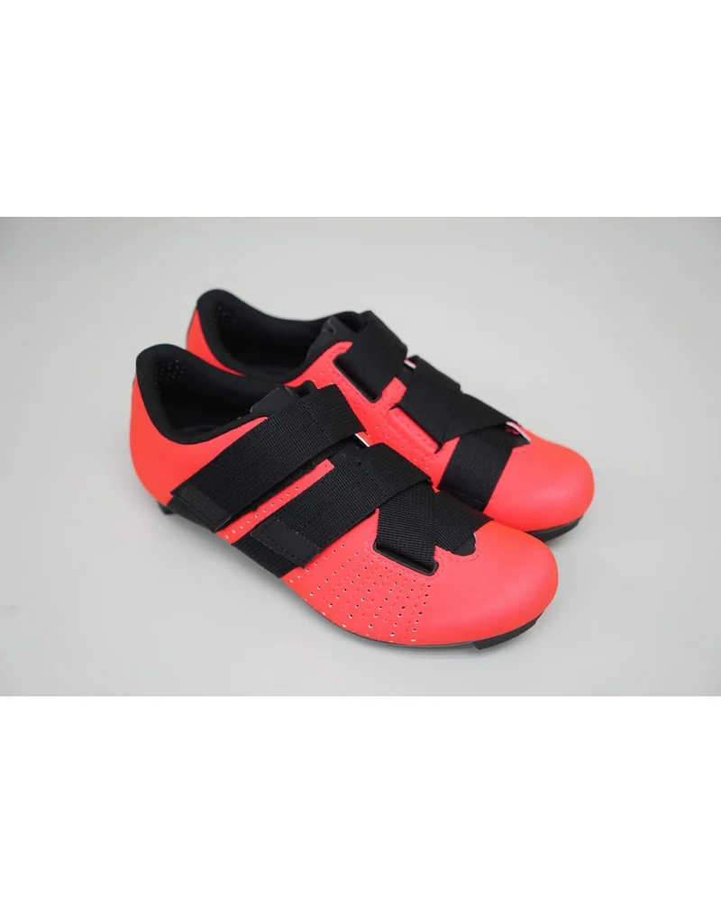FIZIK TEMPO R5 POWERSTRAP UOMO 男裝 公路 單車鞋(Lock鞋) 珊瑚紅/黑色