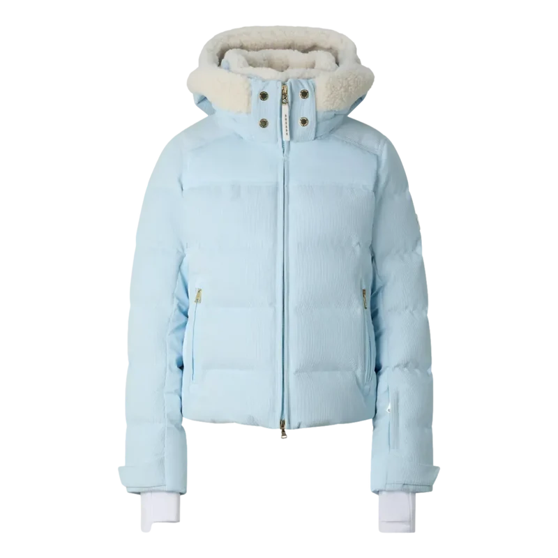 Bogner Minu-D Ski Ribcord Jacket Lichtblauw/Combi - Match Laren