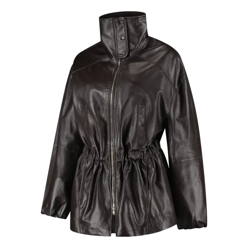 Deblon Skyler Leather Jack Donkerbruin - Match Laren