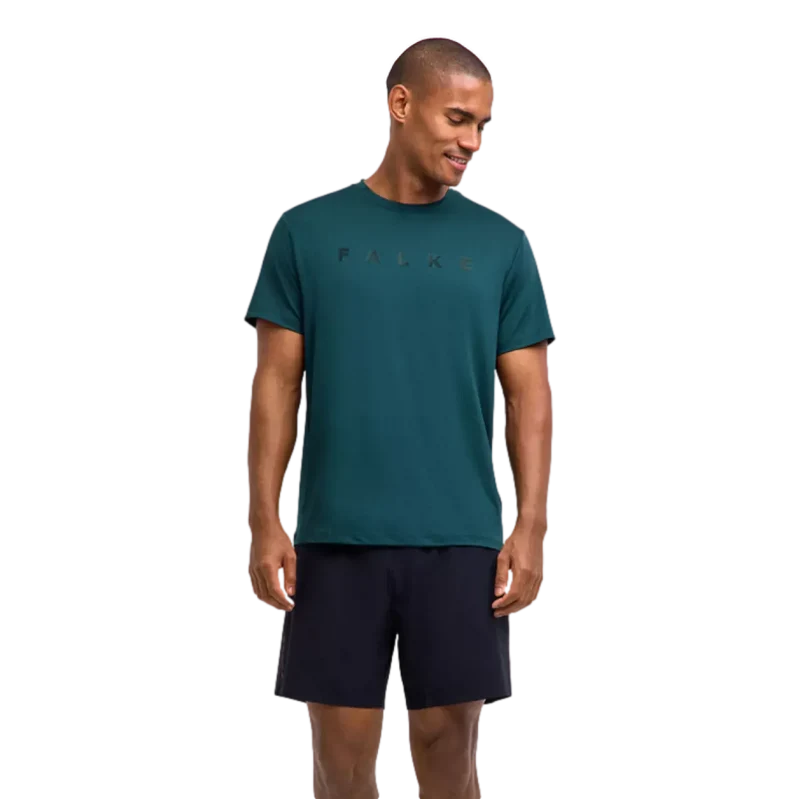 Falke Sport Shirt Donkergroen - Match Laren