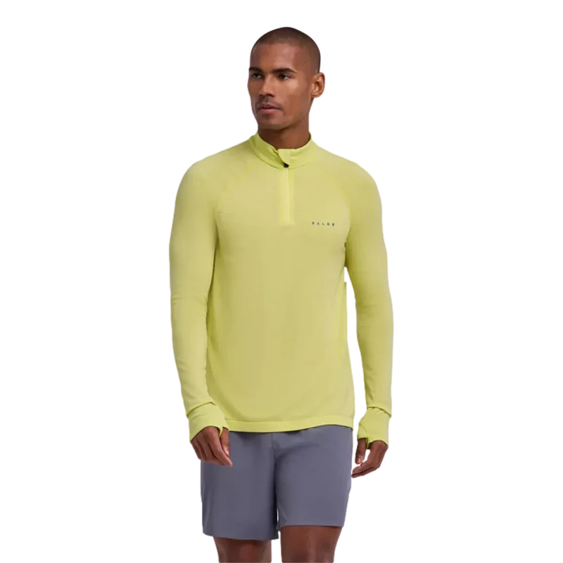 Falke Sport & Ski Pully Neon Geel - Match Laren