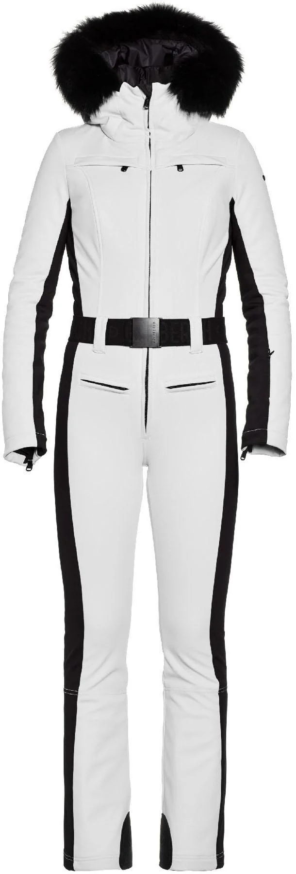 parry ski suit faux fur