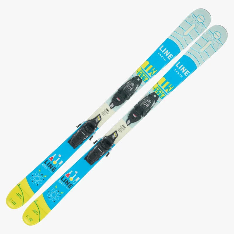 2024 Line Wallisch Shorty Junior Skis w Marker FDT Bindings