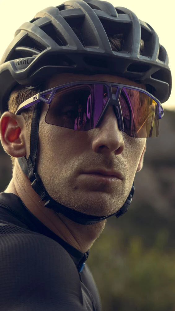 KOO HYPE Sunglasses Violet Glass Matt (Pink Mirror Lenses)