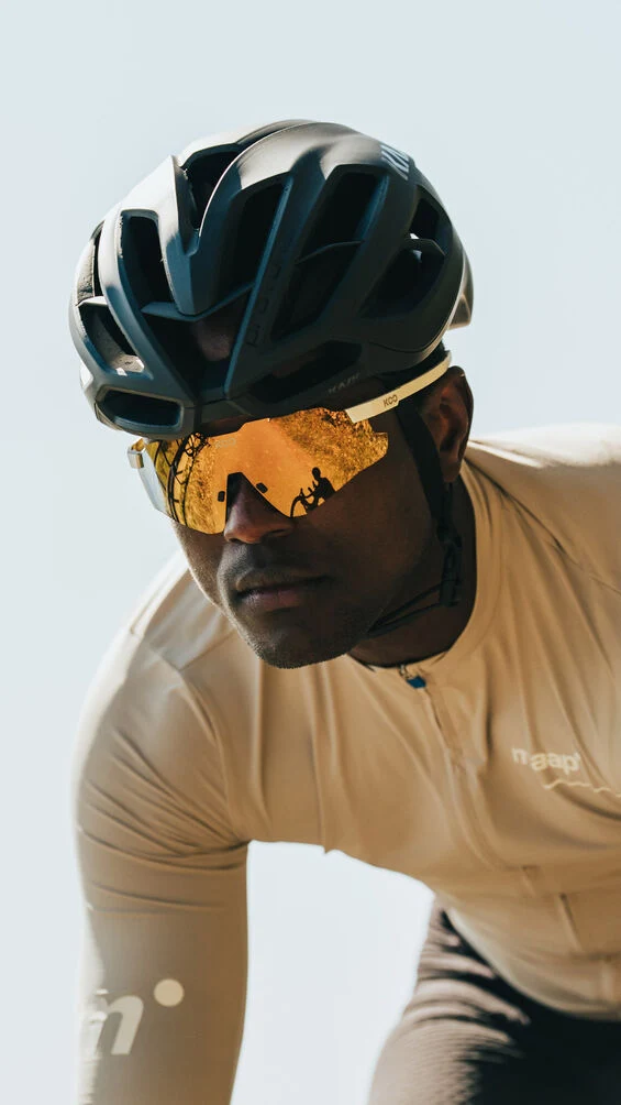 KOO NEBULA Sunglasses Vanilla Matt (Dark Gold MR Lenses)