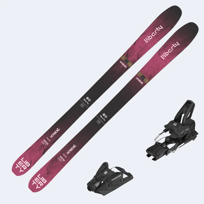 2025 Liberty Horizon 92 Skis with Salomon Strive 14 GW Bindings