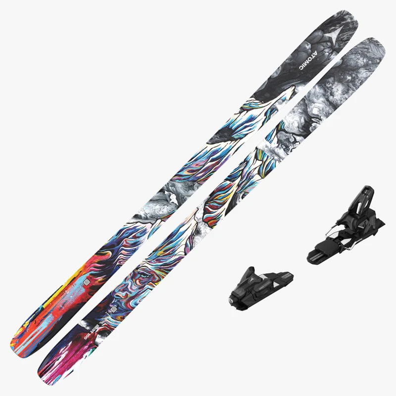 2025 Atomic Bent 100 Demo Skis W/ Strive 14 Demo Bindings