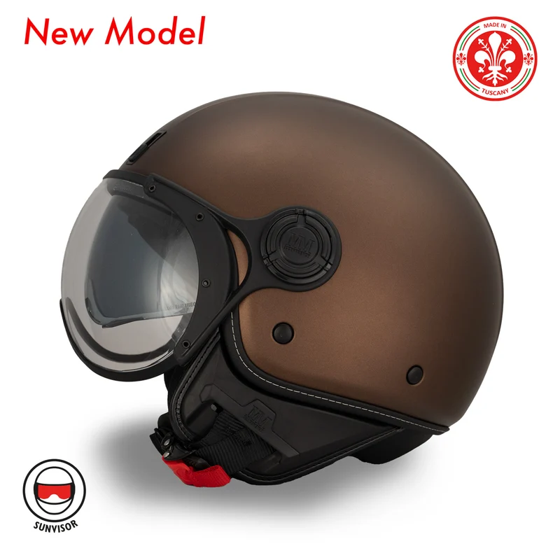 JET-Helm A-Ventura Brown Monochrom von MM Independent