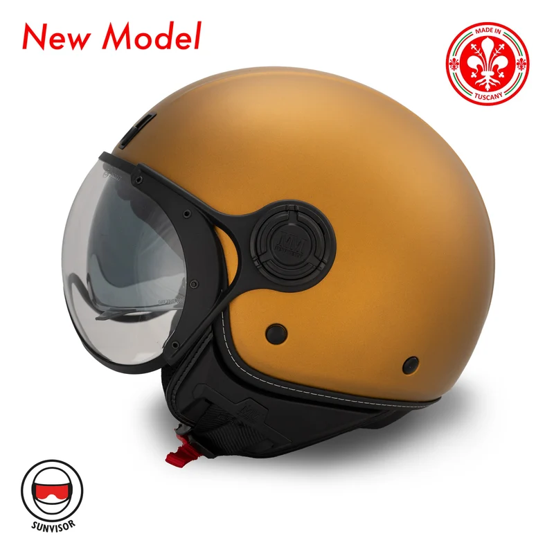 JET-Helm A-Ventura Gold, einfarbig, von MM Independent