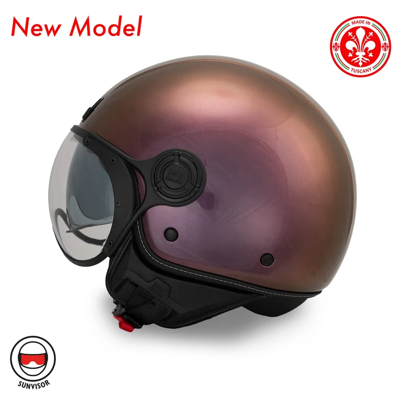 JET-Helm A-Ventura Cameleon Magenta, changierend, einfarbig von MM Independent