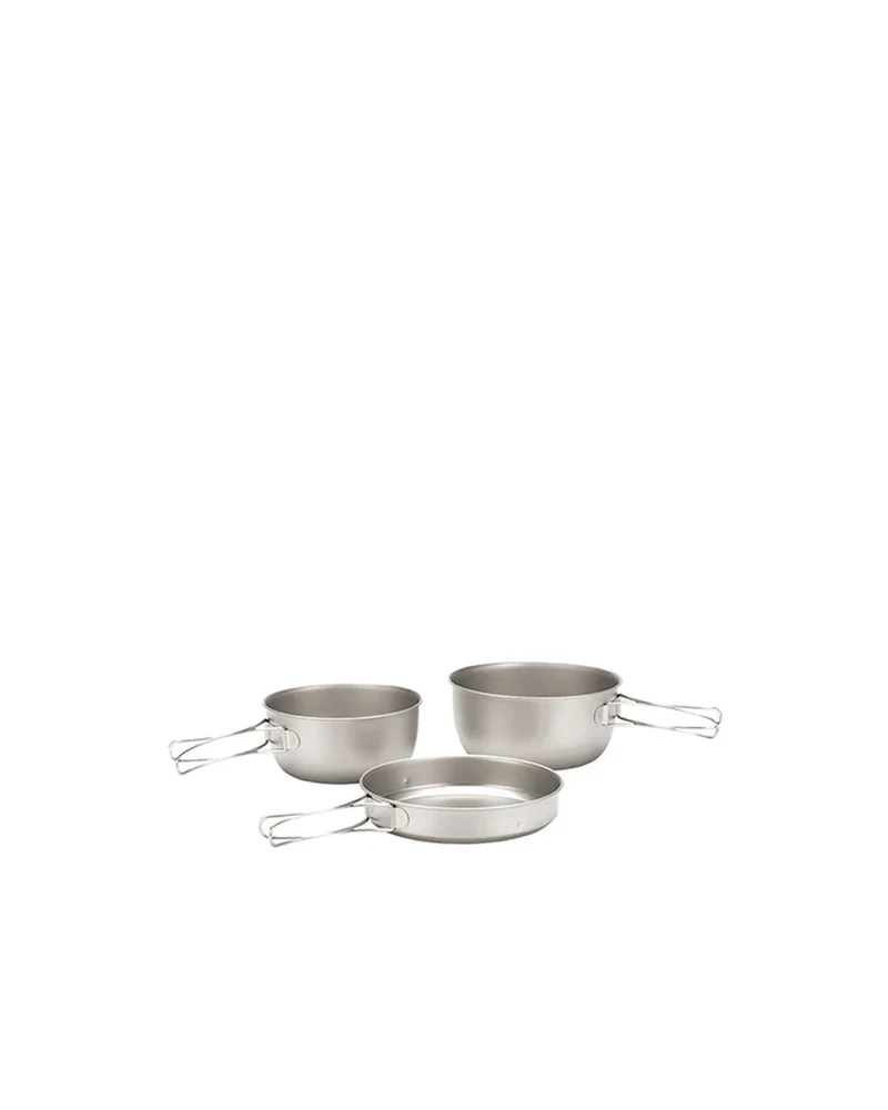 Snow Peak 3 Piece Titanium Cookset